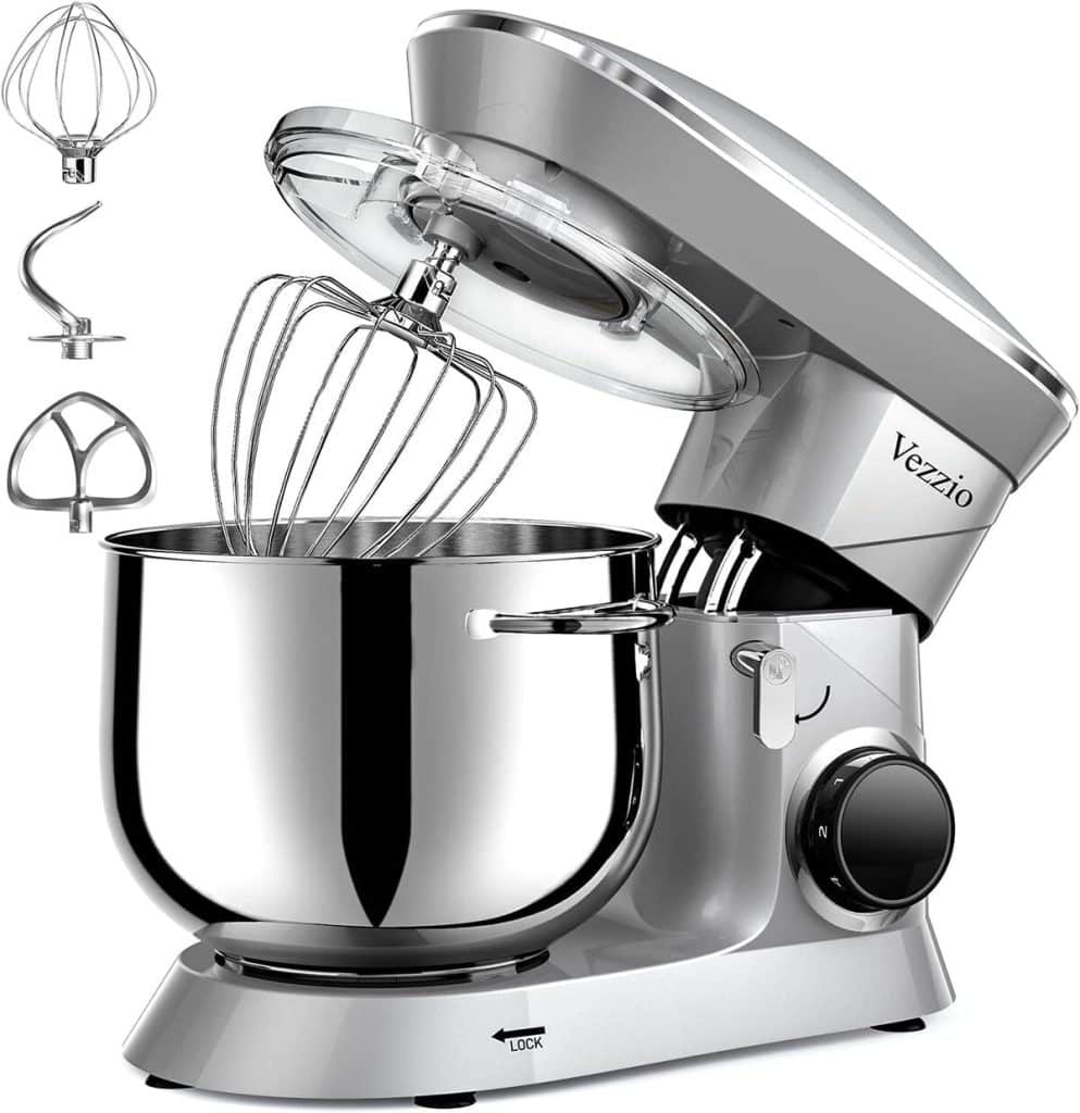 Test : robot pâtissier Vezzio 1500W, multifonctions et silencieux