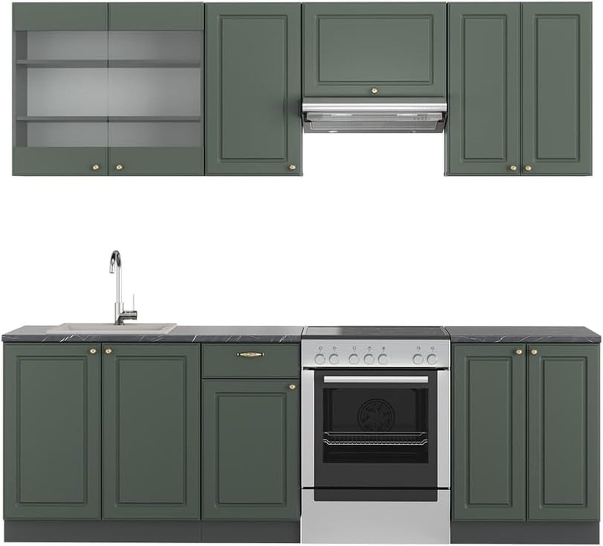 Test Vicco Cuisine Fame-Line, 240cm élégance rustique