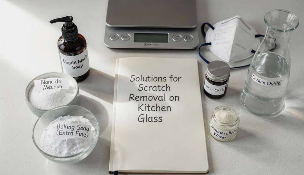 Solutions anti-rayures pour le verre dans la cuisine