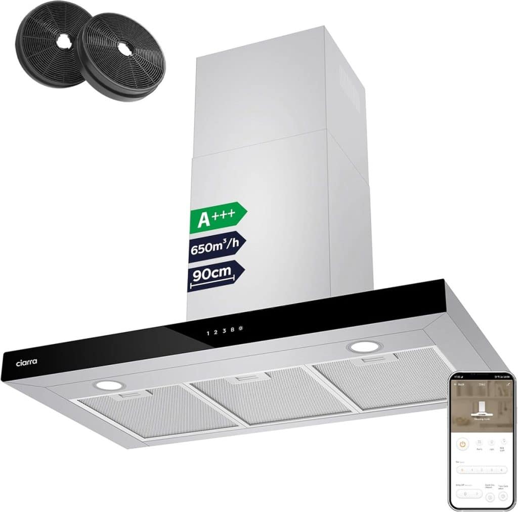 Test de la hotte Ciarra CBCS9102 : puissance et silence au rendez-vous