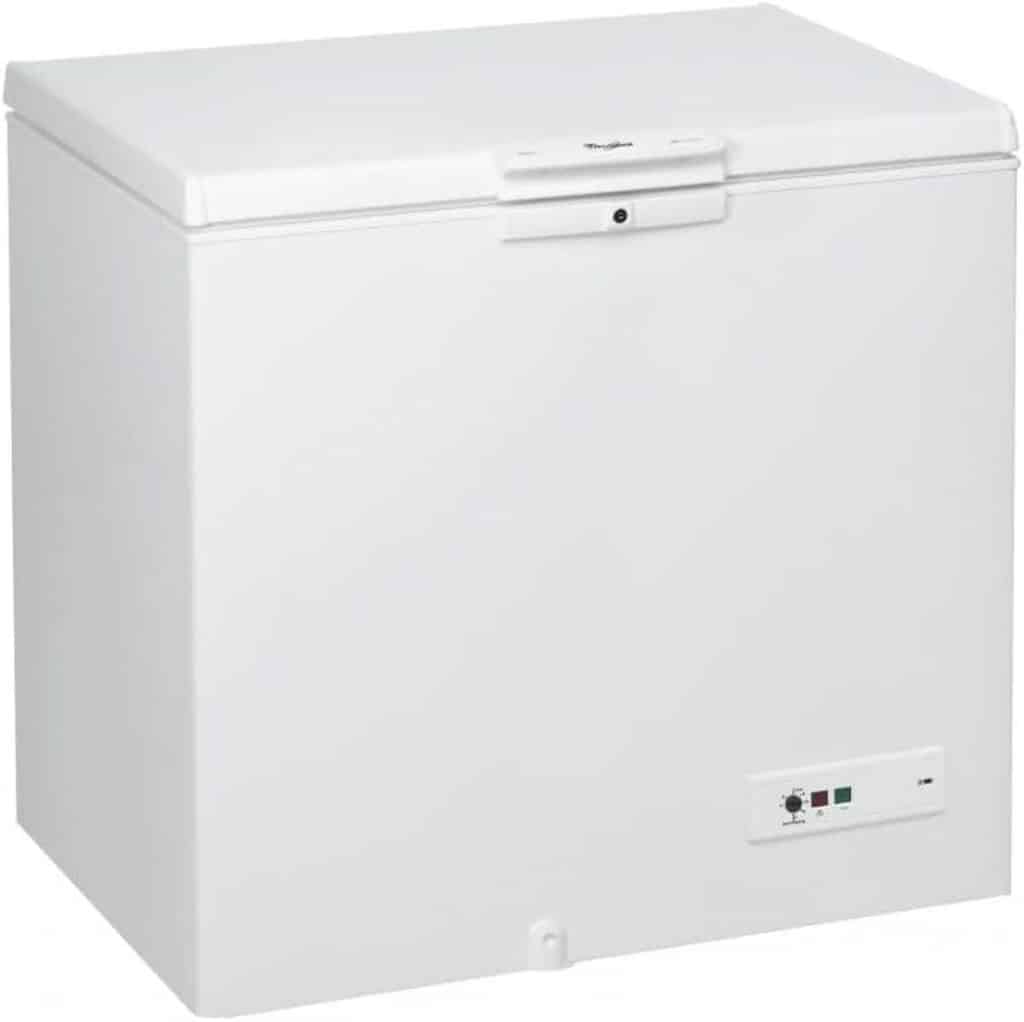 Test du congélateur coffre 255l WHM251122