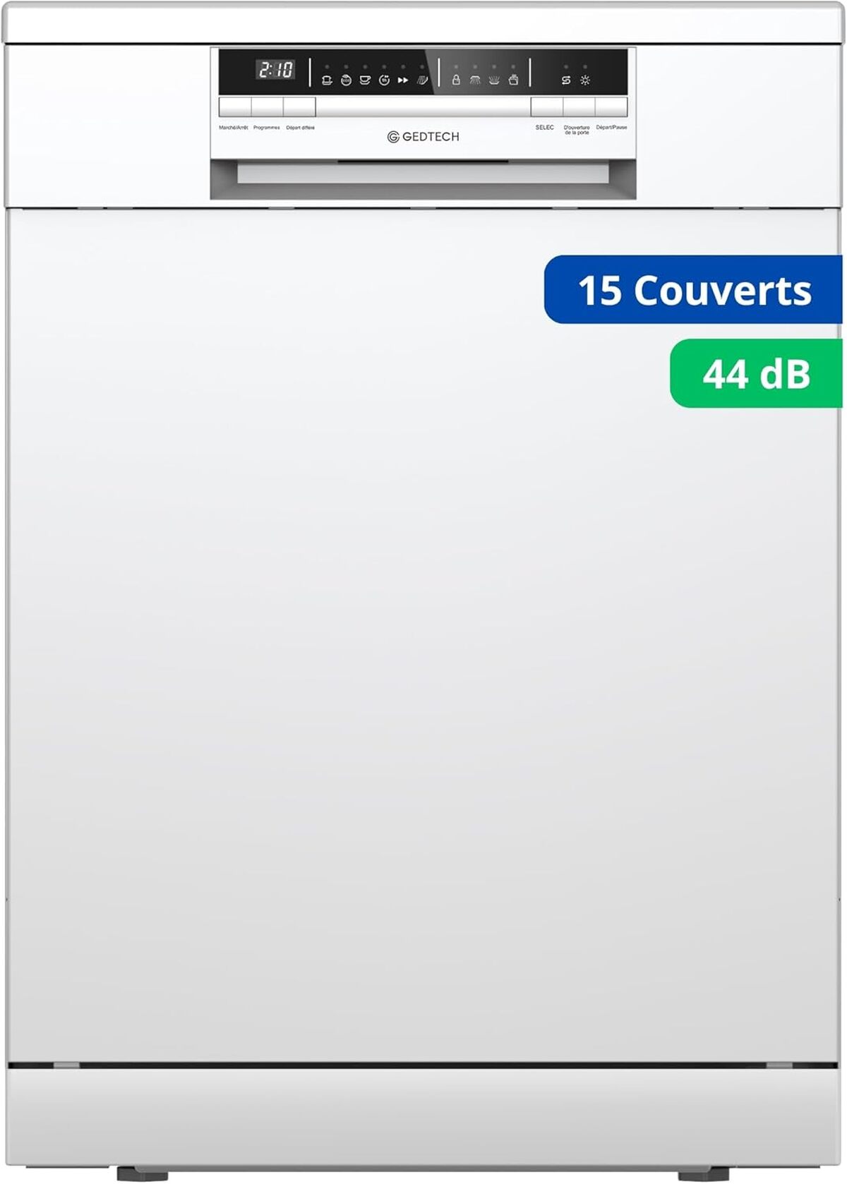 Test du lave-vaisselle Gedtech GLV1544WH : efficacité et silence garantis