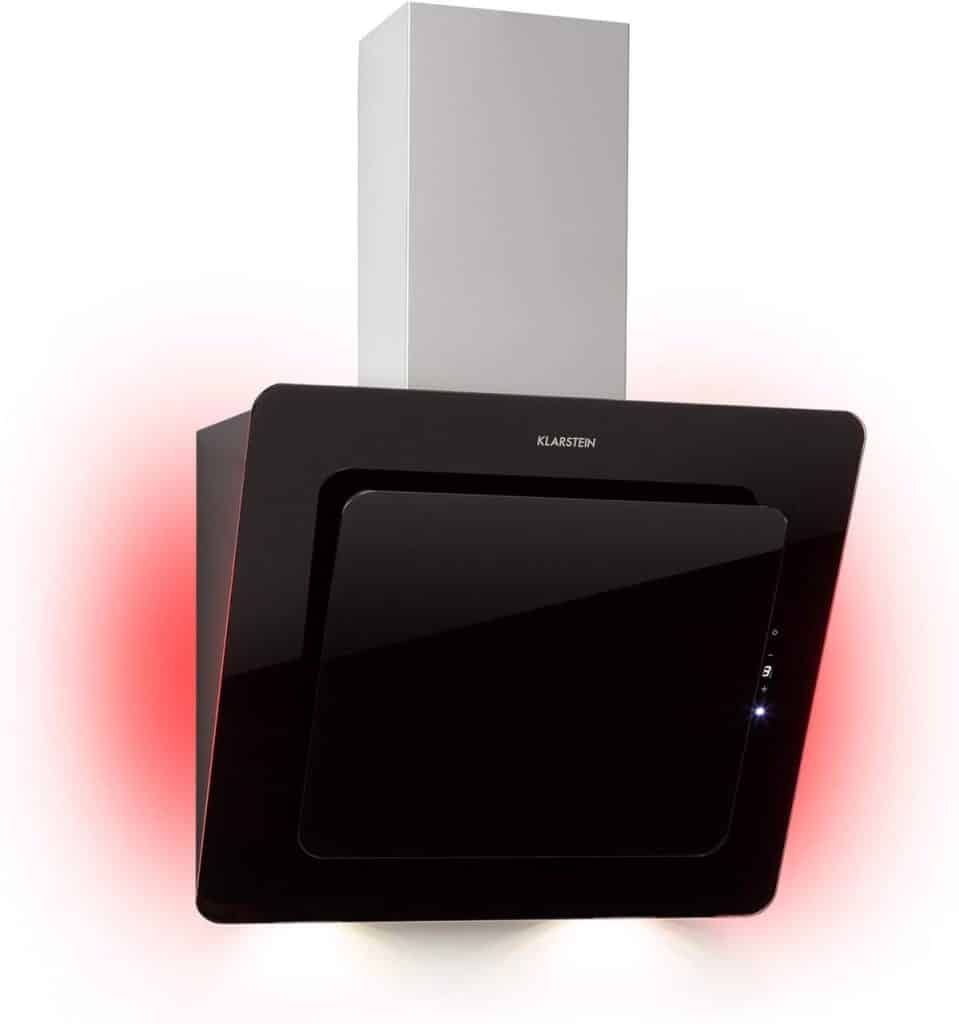 Test : hotte aspirante Klarstein Helena 90 cm, lumière RGB et puissance 595 m³/h