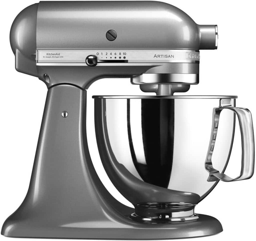 Test : kitchenAid Robot Pâtissier Artisan 4, 8L Gris
