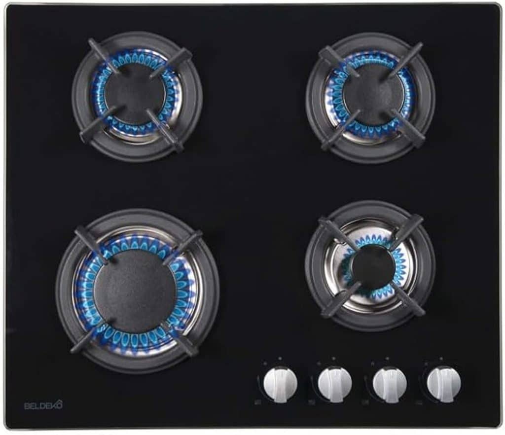 Test : plaque de cuisson gaz 7500W Beldeko 4 feux