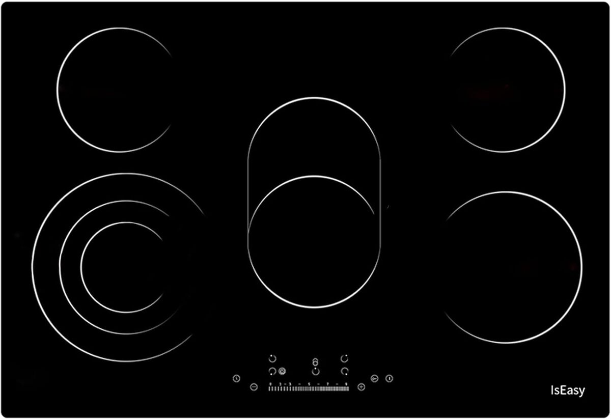 Test : plaque vitrocéramique 5 feux 8600W