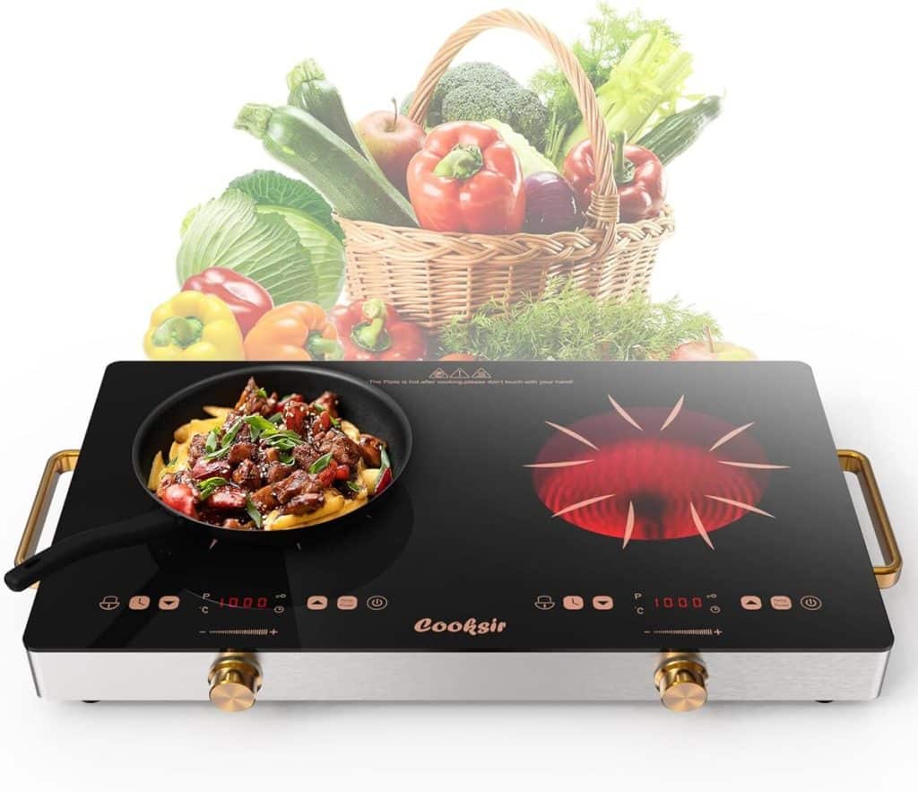 Test : plaque vitrocéramique Cooksir 3200W, 2 foyers