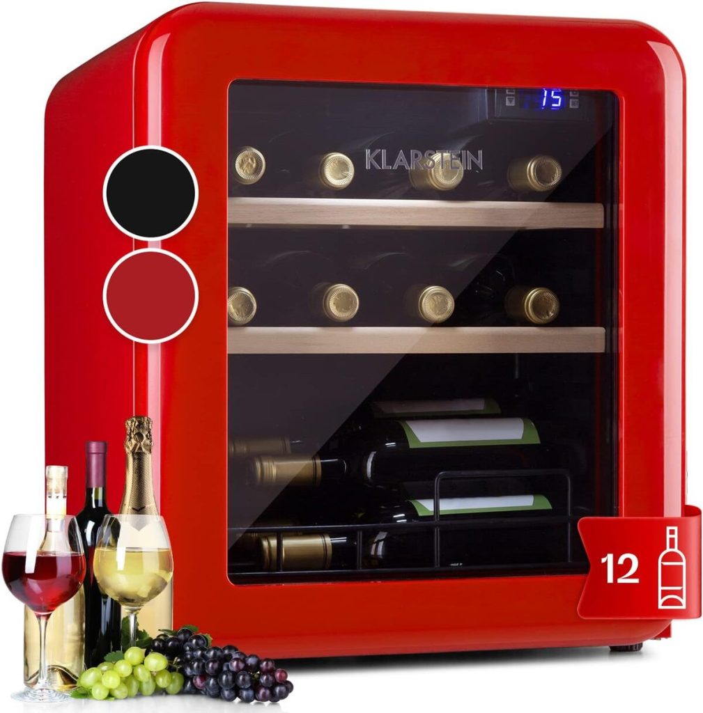 Test : réfrigérateur à vin klarstein cave à vin, 12 bouteilles