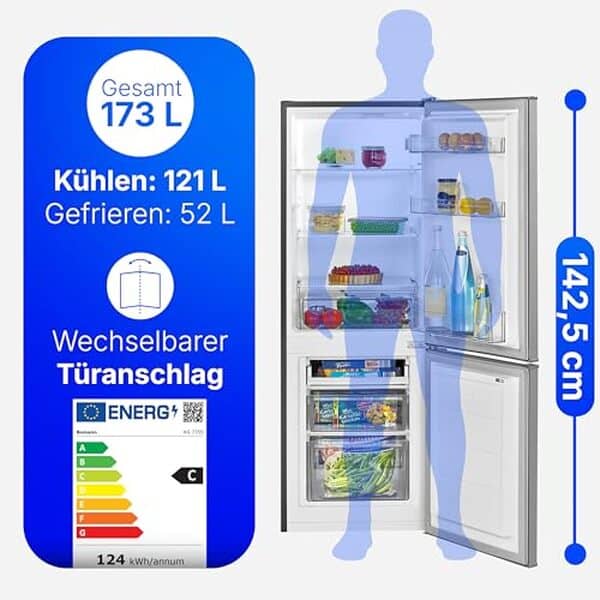 Découvrez le réfrigérateur-congélateur Bomann KG7359 173L en inox : performance énergétique, alarme intégrée et rangement optimisé. Économisez sur vos factures tout en ajoutant une touche moderne à votre cuisine.