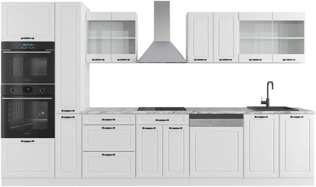 Test : cuisine Vicco R-Line 350 cm avec armoire haute