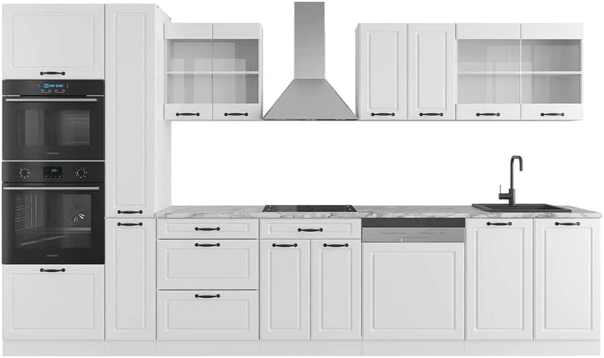 Test : cuisine Vicco R-Line 350 cm avec armoire haute