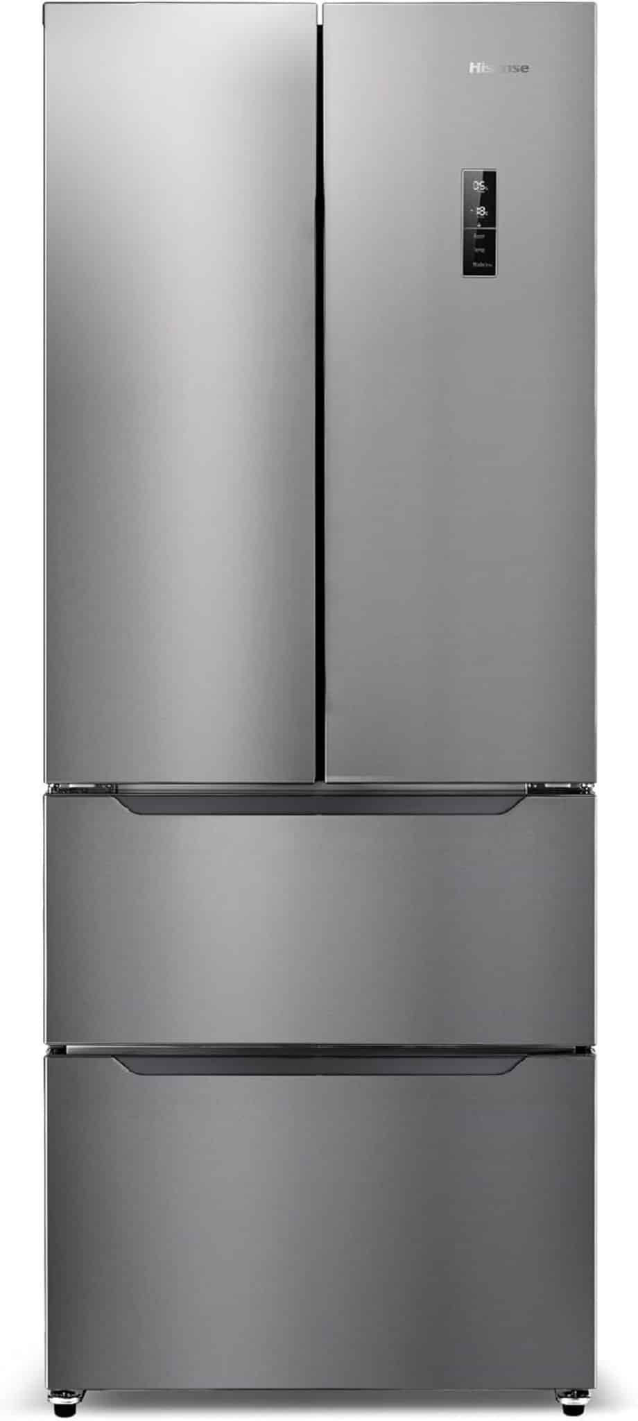 Test du réfrigérateur Hisense mkgn f378 a+ : efficacité et design en acier inoxydable
