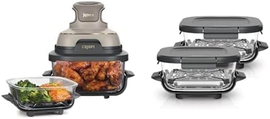 Test Ninja CRISPi Air Fryer et boîtes sous vide : design compact et polyvalent