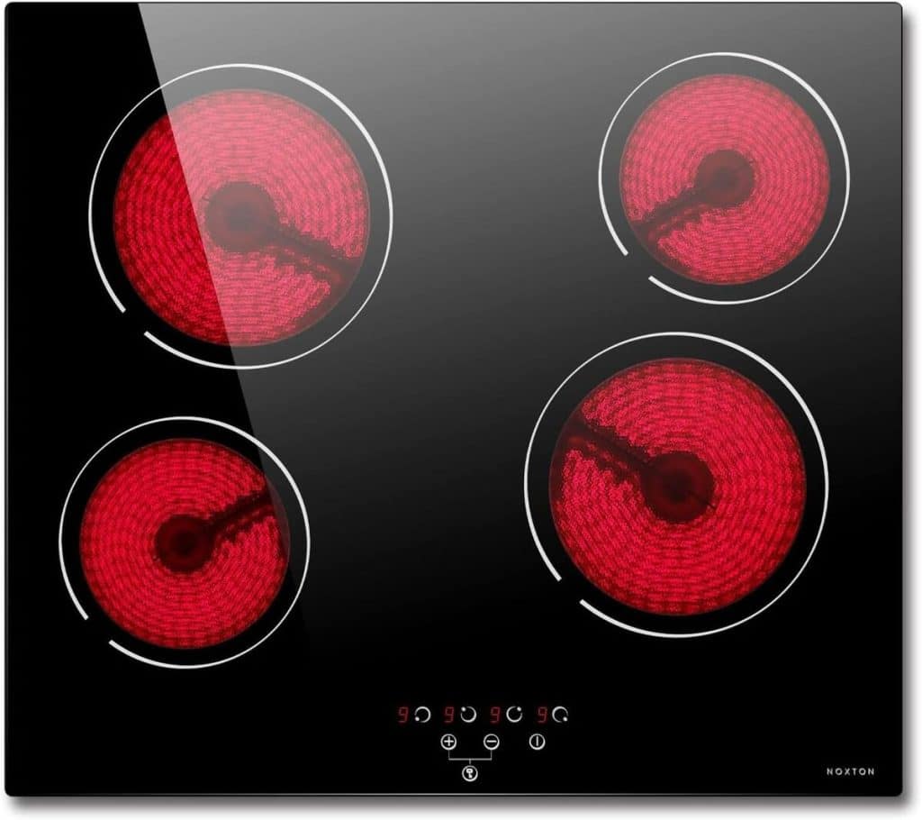 Test : plaque vitrocéramique Noxton 4 feux, efficacité et sécurité au rendez-vous