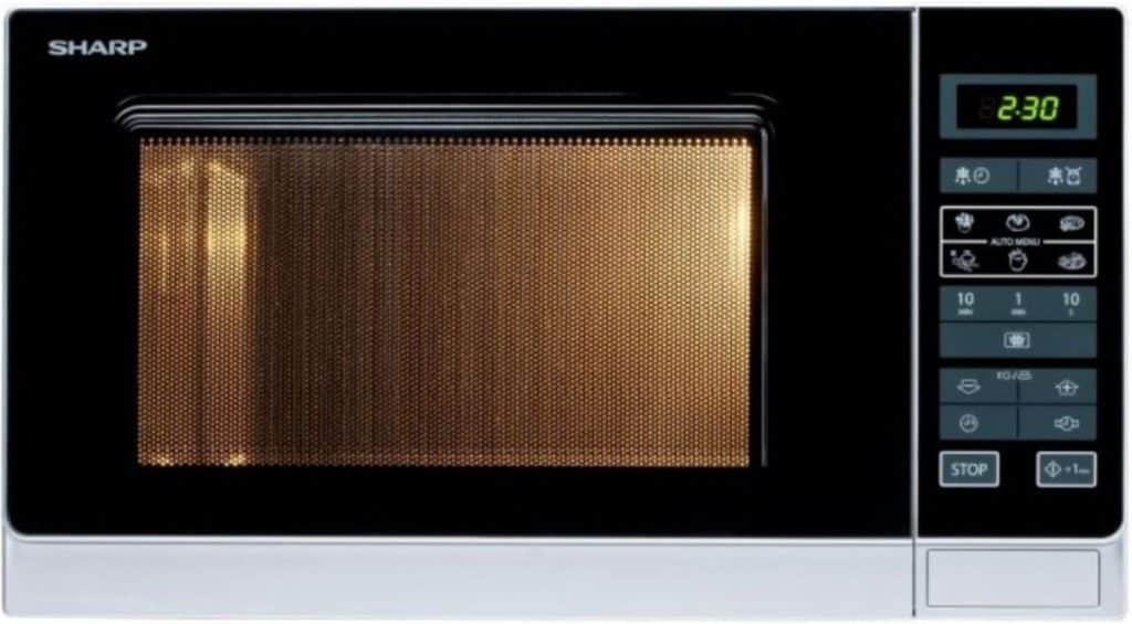 Test : sharp R-342INW micro-ondes 25L argent