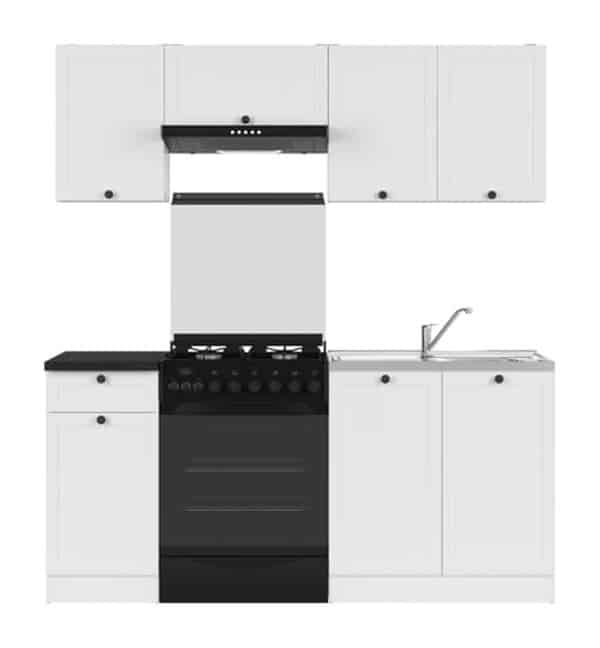 Découvrez notre test complet de la cuisine compacte Black Red White Junona Line 180 cm : design élégant, solutions astucieuses et fonctionnalité pour les petits espaces.