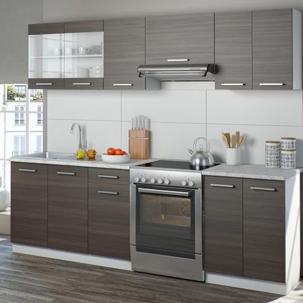 Découvrez notre test complet de la cuisine Vicco Raul 240 cm : design moderne, espaces optimisés et avis d'utilisateurs.