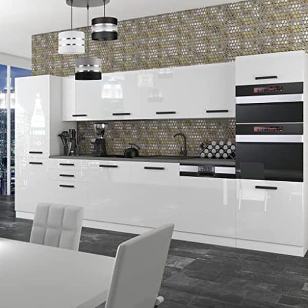 Découvrez notre test complet de la cuisine équipée Belini Naomi 360 cm en finition blanc brillant : design élégant, fonctionnalité optimale et qualité exceptionnelle pour sublimer votre espace culinaire