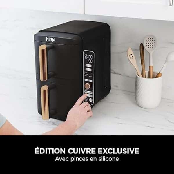 Découvrez l'évaluation complète de l'air fryer Ninja Double Stack XL : un appareil performant et compact pour cuisiner sainement vos plats préférés au quotidien.