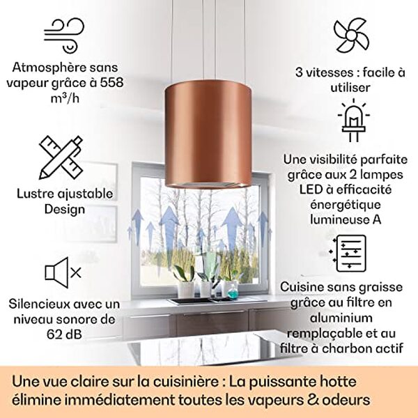 Découvrez notre évaluation sur la hotte ilot Klarstein : un appareil qui allie design moderne et performance silencieuse pour sublimer votre cuisine.