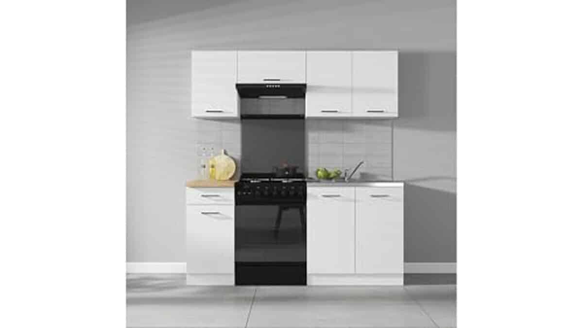 Test : cuisine compacte Black Red White Junona Line 180 cm