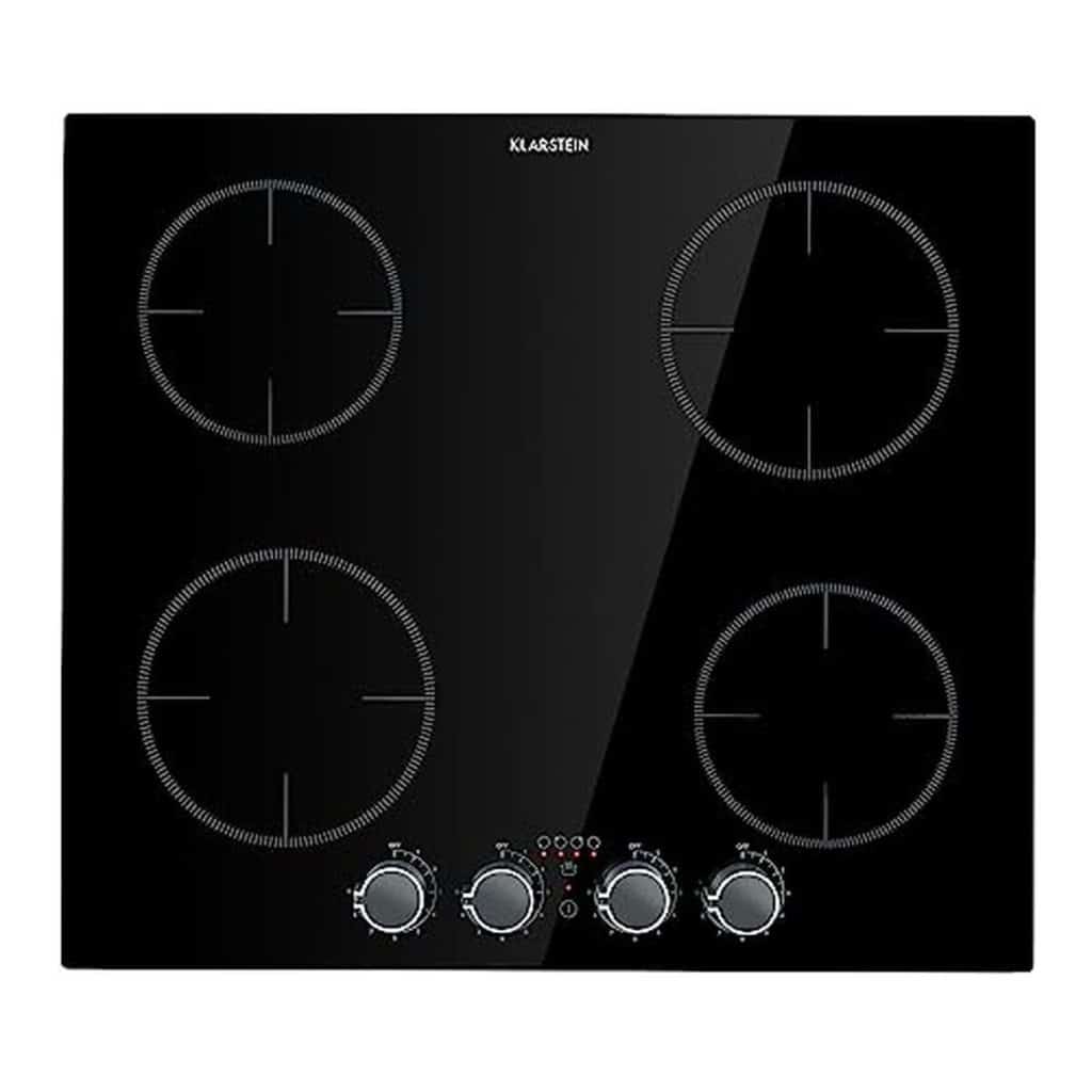 Test : klarstein plaque induction encastrable 6000W, 4 feux