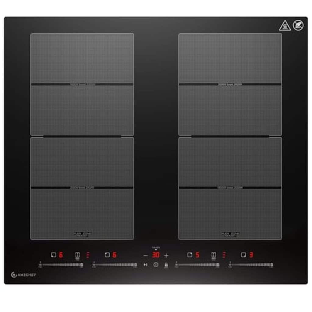 Test plaque induction AMZCHEF 7400W à 4 zones