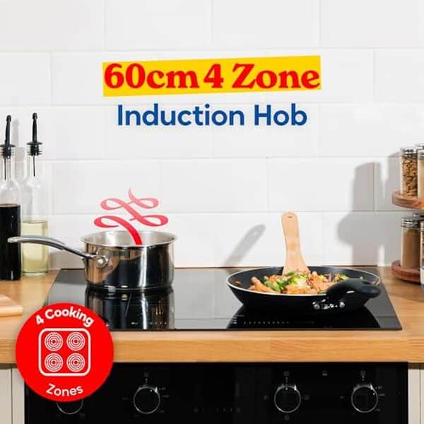 Découvrez notre test détaillé de la plaque à induction Russell Hobbs Dual Flex 60 cm : performance, innovation et design au rendez-vous pour une cuisine moderne et efficace
