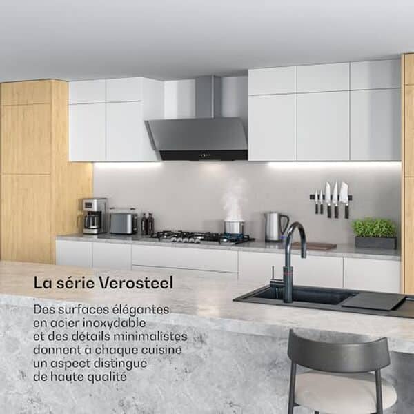 Découvrez notre test complet de la hotte aspirante Klarstein Verosteel 90 cm : design moderne, efficacité redoutable et rangement simplifié pour une cuisine stylée et fonctionnelle