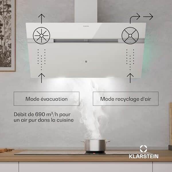 Découvrez notre analyse détaillée de la hotte aspirante Klarstein Alina de 90 cm : un alliage parfait d'élégance moderne et de performance pour votre cuisine.