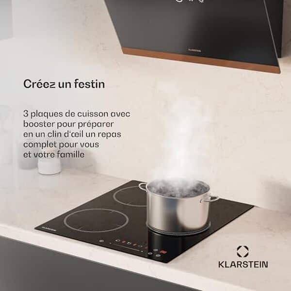 Découvrez notre avis détaillé sur la plaque induction Klarstein Delicatessa 6600W : un design compact alliant puissance et modernité pour sublimer votre cuisine