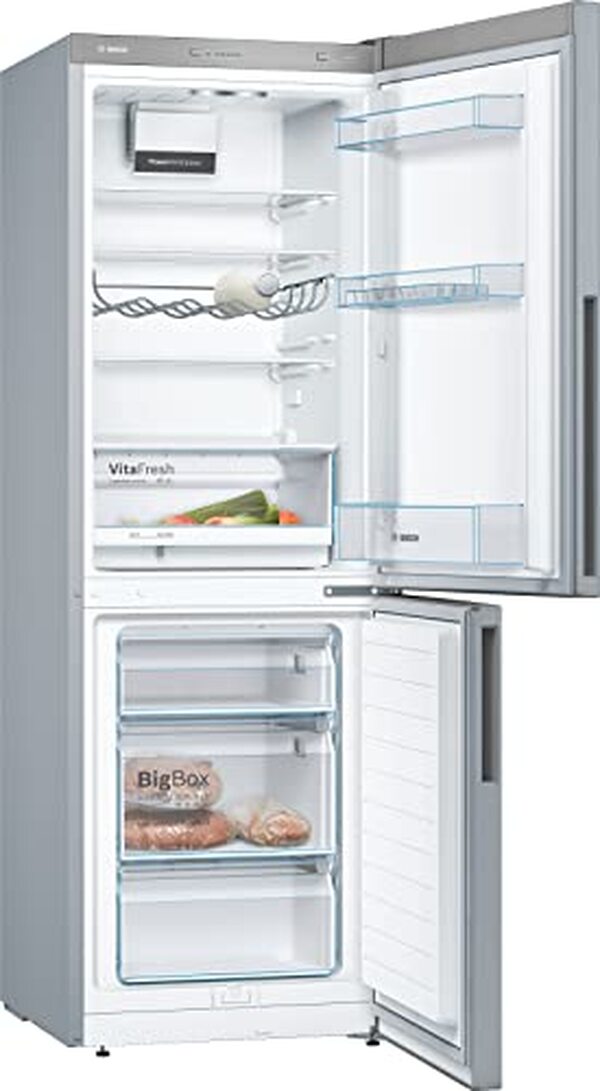 Découvrez notre test complet du réfrigérateur combiné Bosch KGV33VLEAS : design inox élégant, capacité de 288L, performance énergétique et avis détaillés sur cet appareil.