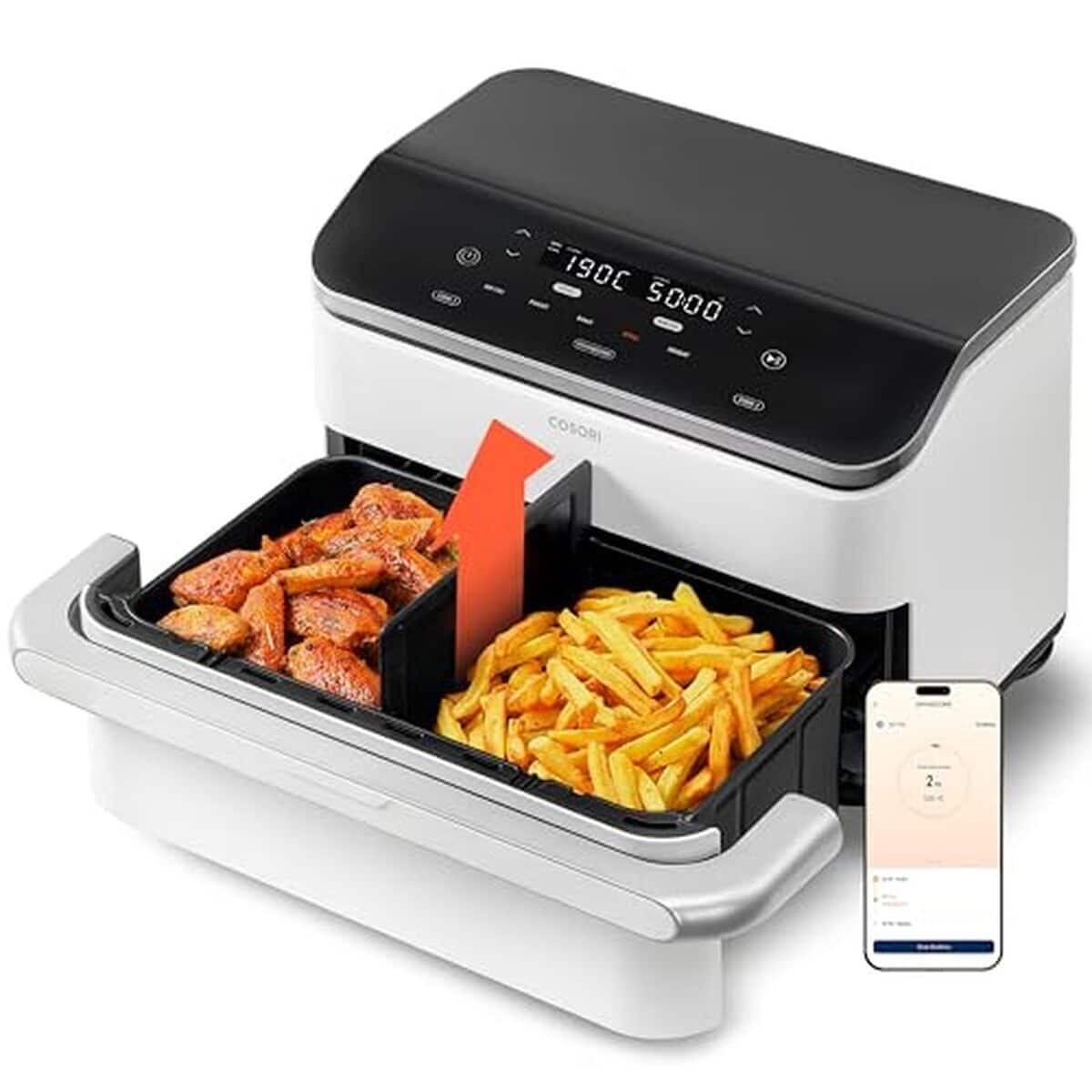 Test : cosori air fryer 10L twinfry, friteuse sans huile performante