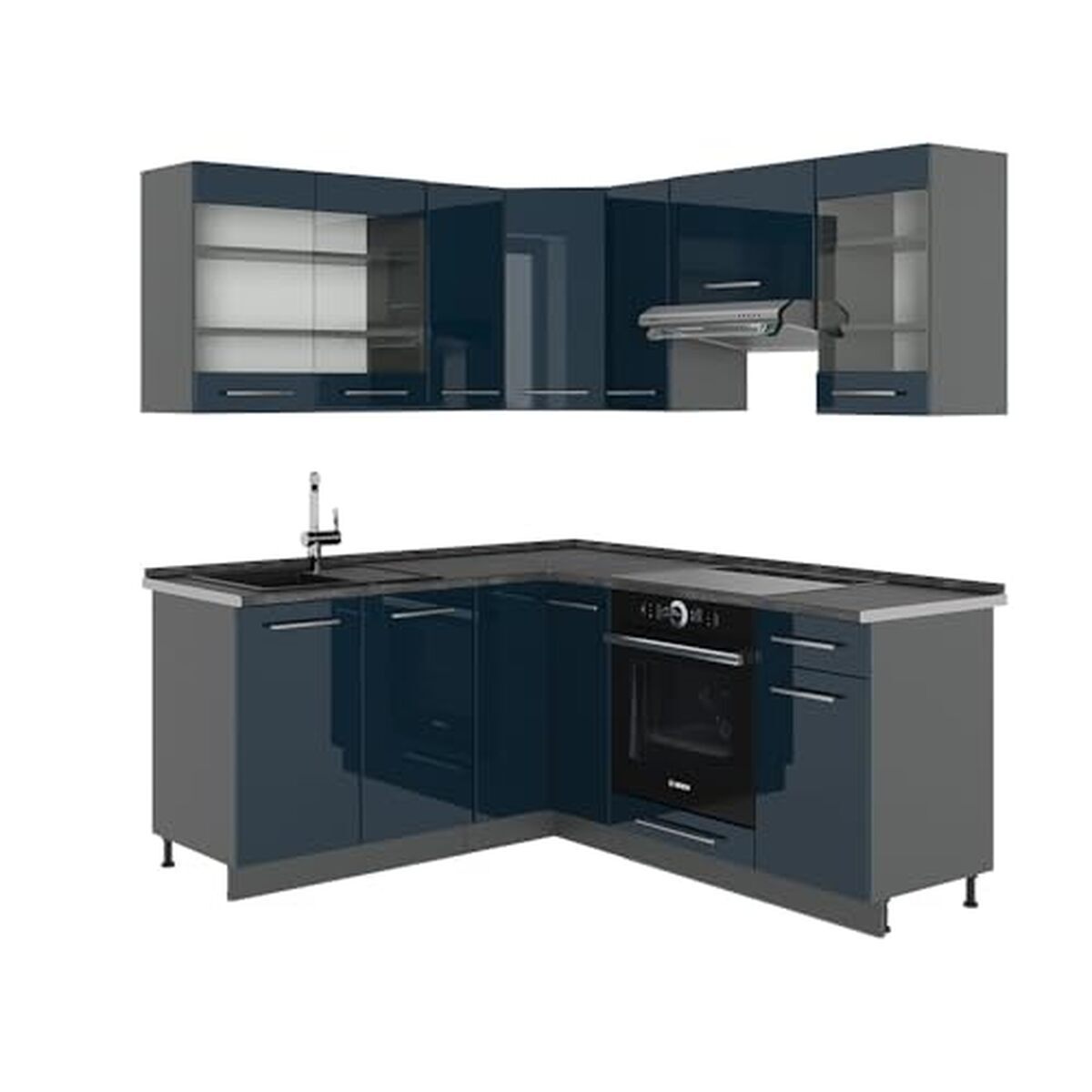 Test : cuisine en angle Vicco Fame-Line, 160 x 60 cm