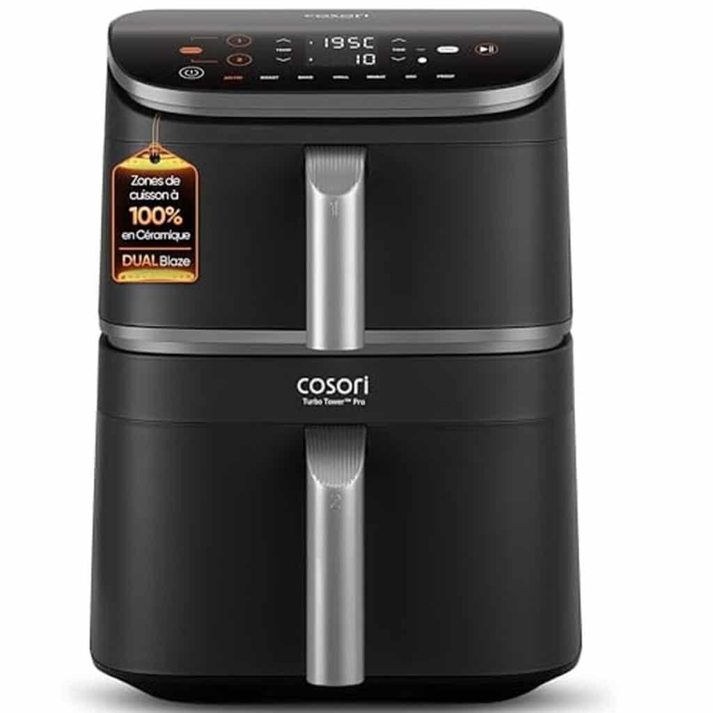 Test de la friteuse COSORI Air Fryer 10.8L Turbo Tower Pro