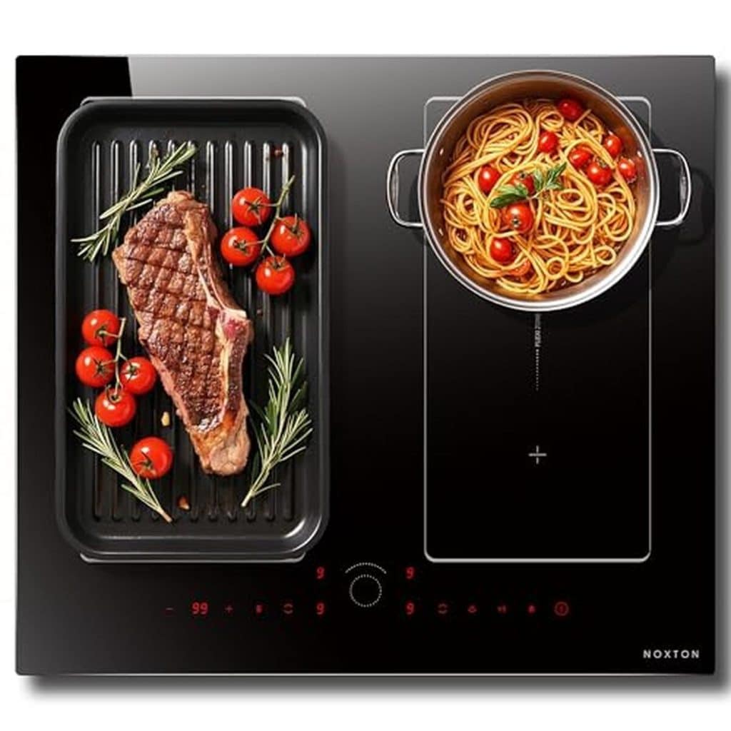 Test de la plaque à induction Noxton 4 feux 7200 W encastrable
