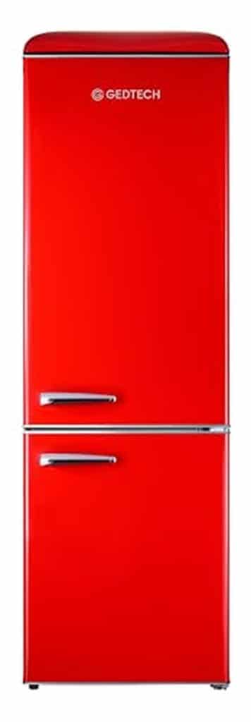 Test du réfrigérateur combiné vintage GEDTECH GCBV310RD : faible consommation et style rétro