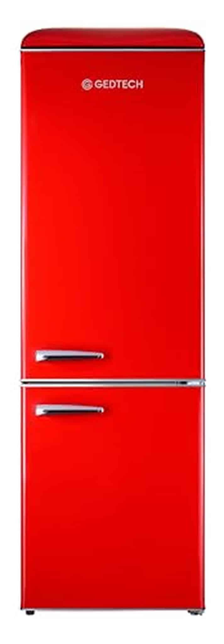Test du réfrigérateur combiné vintage GEDTECH GCBV310RD : faible consommation et style rétro