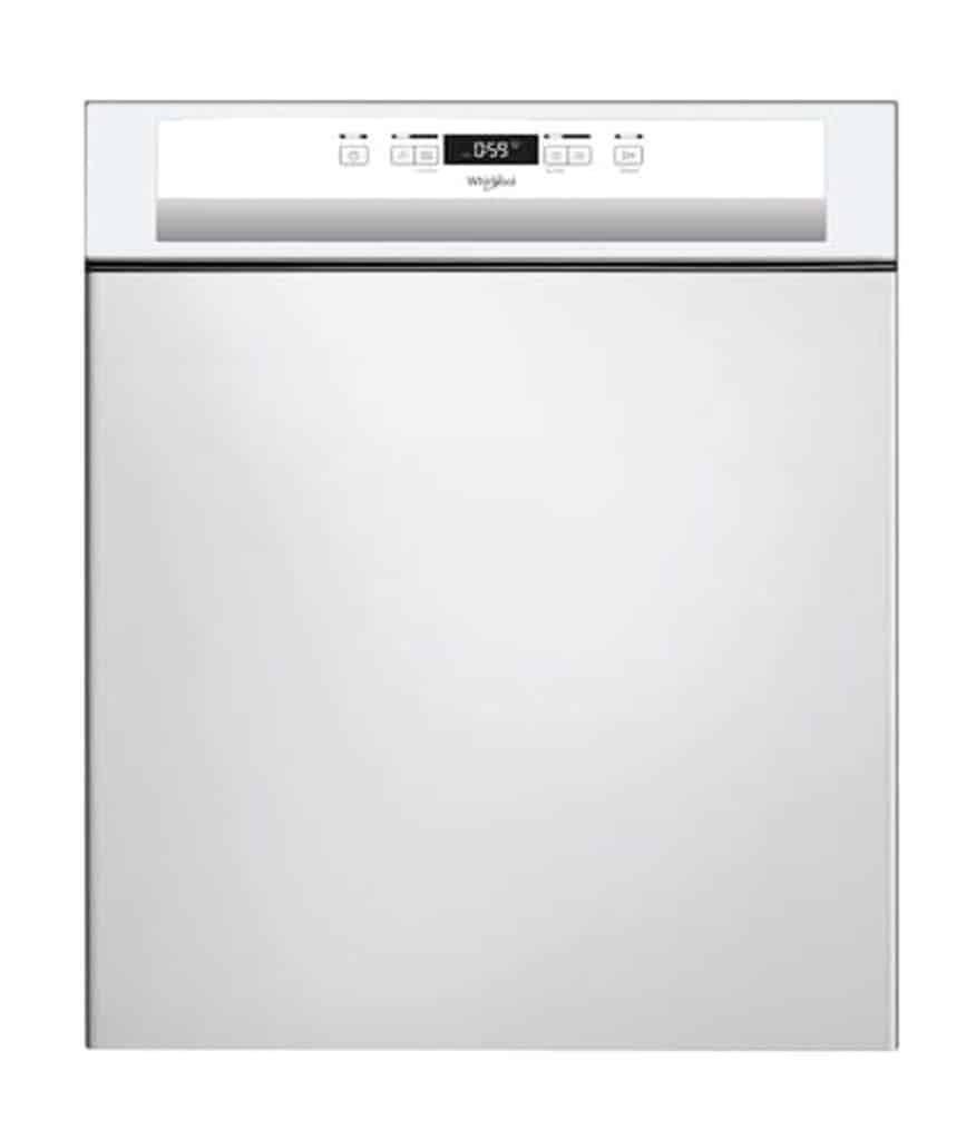 Test : lave-vaisselle encastrable Whirlpool WBC3C26, efficace et économe